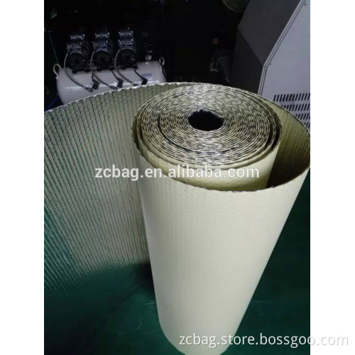 adhesive aluminium foil Heat Insulation Film Double Foil Bubble Aluminum Loft Insulation Film Roll Wall Caravan woven cloth